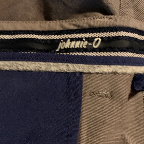 Johnnie O Wyatt Performance Men's Gray Chino Golf Steel Shorts Size 38 9000 - Picture 7 of 10